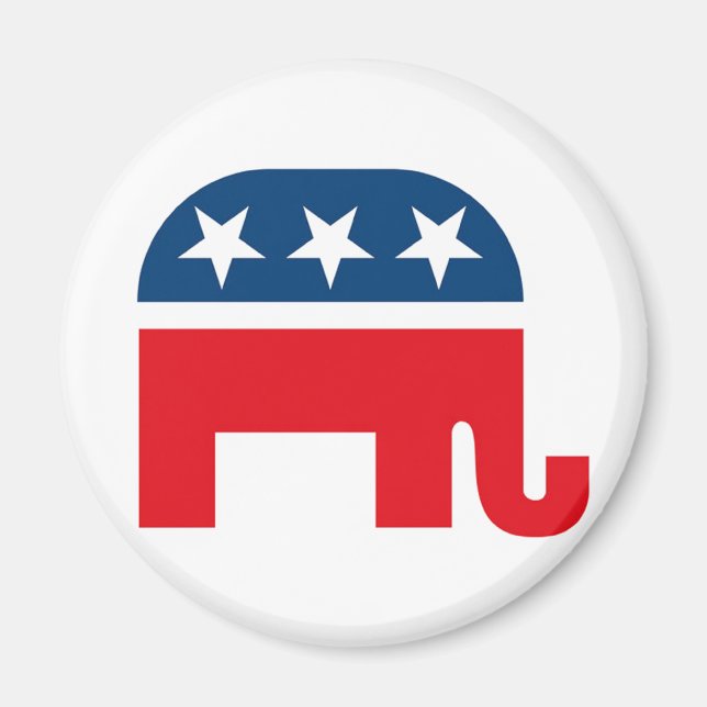 Íman Elefante Republicano (Frente)