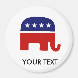 Íman Elefante republicano do elefante/GOP
