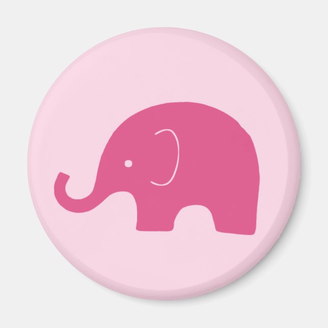Íman Elefante Rosa (Frente)