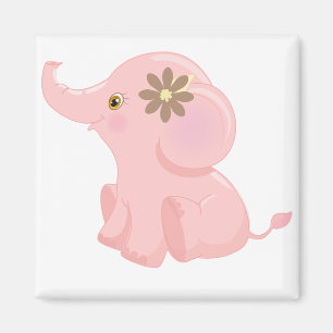 Íman Elefante Rosa Bebida