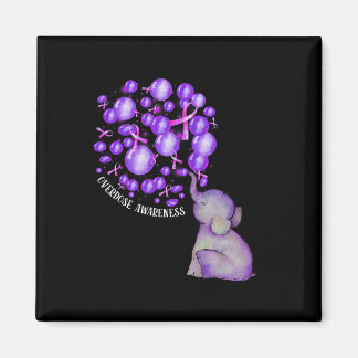 Íman Elefante Soprando Roxo-Roxo Sobredosagem