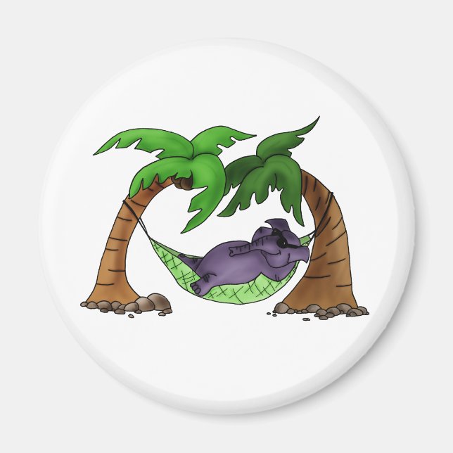 Íman Elefante tomando el sol (Frente)