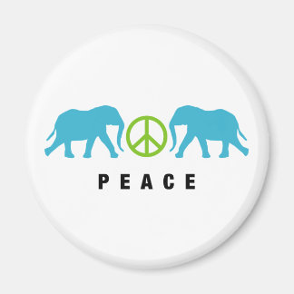 Íman Elefantes com paz