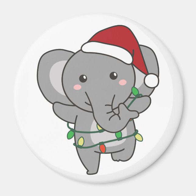 Íman Elefantes de Natal (Frente)