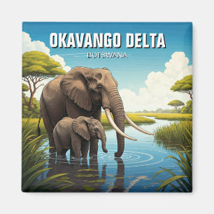 Íman Elefantes no Delta do Okavango