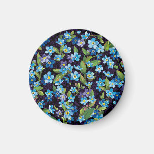 Íman Elegance Forget-Me-Not Floral Patterno