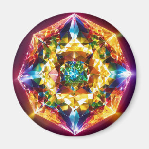 Íman Elegância Diamante: Botões Artísticos para Criação