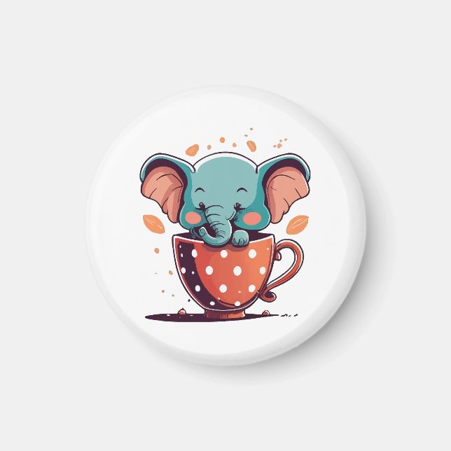 Íman Elegância do Elefante (Frente)