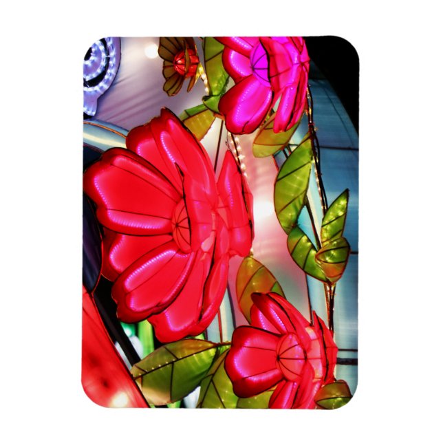 Íman Elegância Elétrica em Rosa  (Vertical)