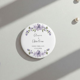 Íman Elegant and Personalized Save the Date Magnet