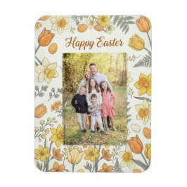 Íman Elegant Floral Easter Blessings Brunch Invitation