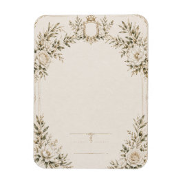 Íman Elegant Ivory Wedding Invitation with Champagne