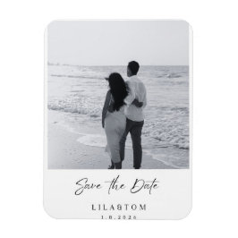Íman Elegant Save the Date Wedding Card