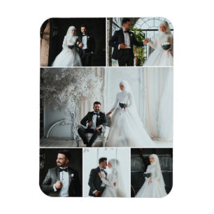 Íman Elegante 6 Foto Collage Keepsasael