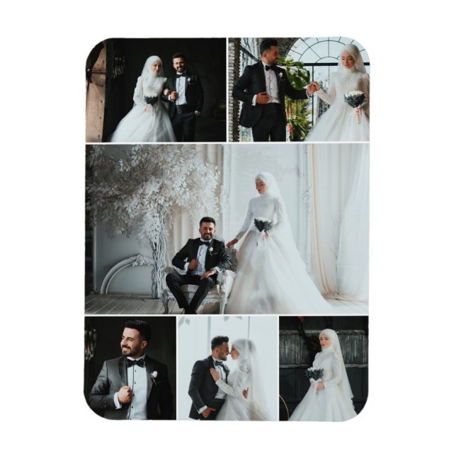 Íman Elegante 6 Foto Collage Keepsasael (Vertical)