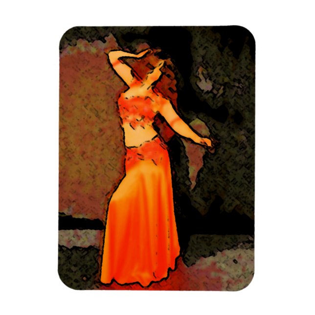 Íman Elegante Bellydancer Magnet (Vertical)