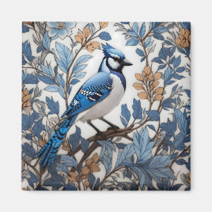 Íman Elegante Blue Jay William Morris Inspirou