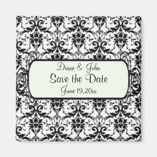 Íman Elegante Damask Salve a Data