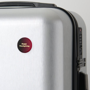 Íman Elegante Feliz Ação de Graças Burgundy Gradiente M