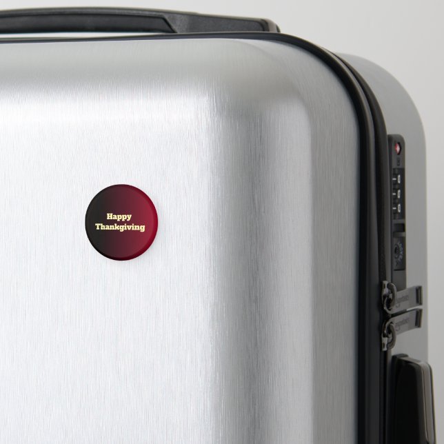 Íman Elegante Feliz Ação de Graças Burgundy Gradiente M (In Situ (Luggage))