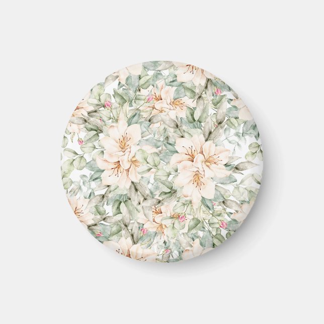 Íman elegante floral (Frente)