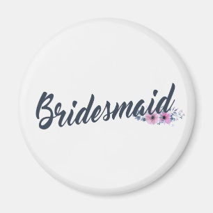 Íman Elegante Ímã de Caligrafia para Casamento de Damas