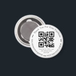 Íman elegante obrigado simples seu código qr de negócio<br><div class="desc">obrigado simples elegante seu ímã de código qr de negócios</div>
