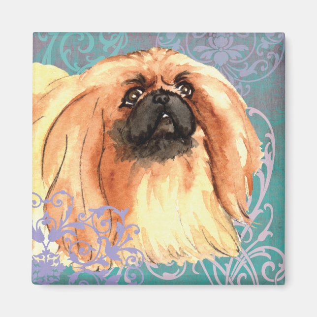 Íman Elegante Pekingese (Frente)