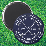 Íman Elegante Personalizado Golf Club Nome Marinho Azul<br><div class="desc">Aqui na AdeliaGifts nós amamos este Elegante Clube Personalizado de Golf Name Magnet e achamos que você também vai adorar. O presente perfeito ou apenas se trate! Temos uma enorme seleção de produtos com a maioria dos designs disponíveis para Homens,  Mulheres e Crianças. Olha para eles!</div>