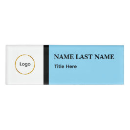 Íman Elegante Pó Azul Poeira Branco Logotipo Perso