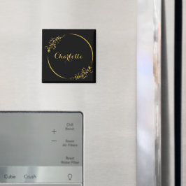 Íman Elegante Quadro com Nome Personalizado