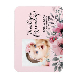 Íman Elegante Rosa, OBRIGADO POR VIR! Christening