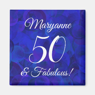 Íman Elegante Royal Blue 50 e Festa de aniversário fab