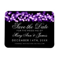 Elegante Salve A Data Purple Hollywood Glam