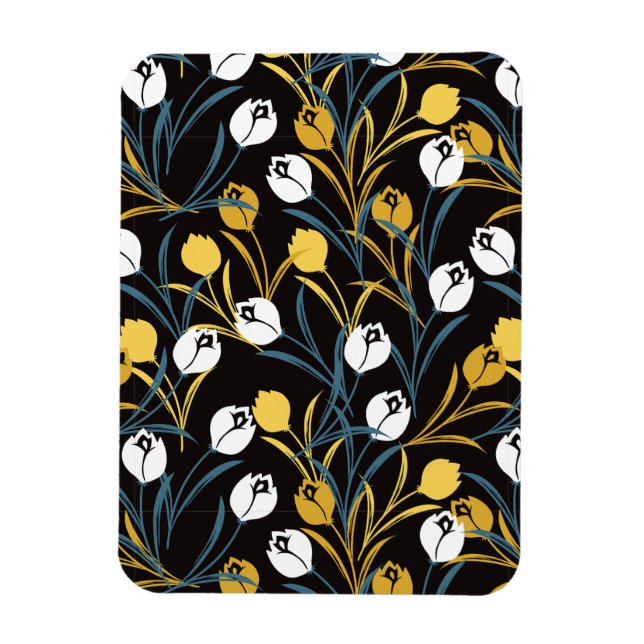 Íman Elegante Tulip Floral (Vertical)