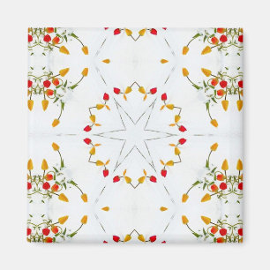 Íman Elegante Vintage Floral