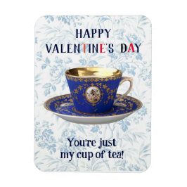 Íman Elegante Vintage Teacup Bonito Apenas minha taça d