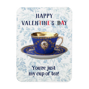 Íman Elegante Vintage Teacup Bonito Apenas minha taça d