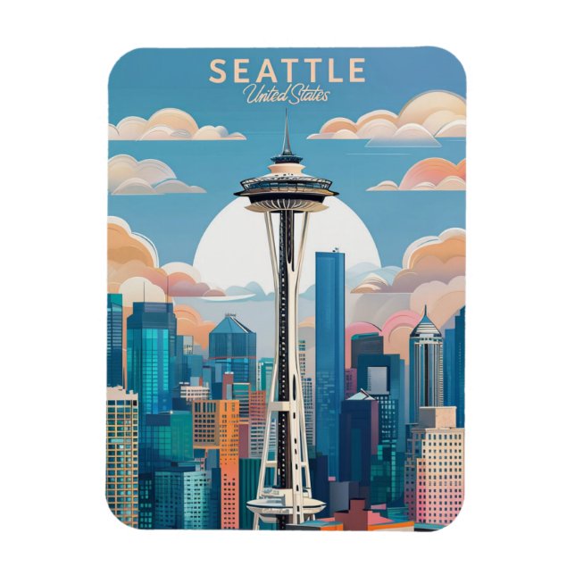 Íman Elegante Washington DC Vintage (Vertical)