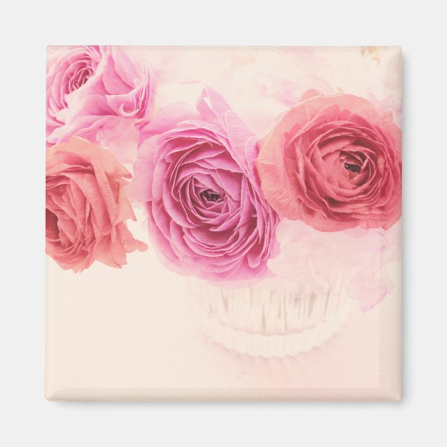 Íman Elegantes buques cor-de-rosa (Frente)