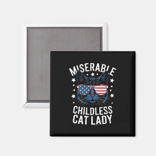 Íman Eleição 2024 Dona de Gato Sem Filhos Feminista Vot