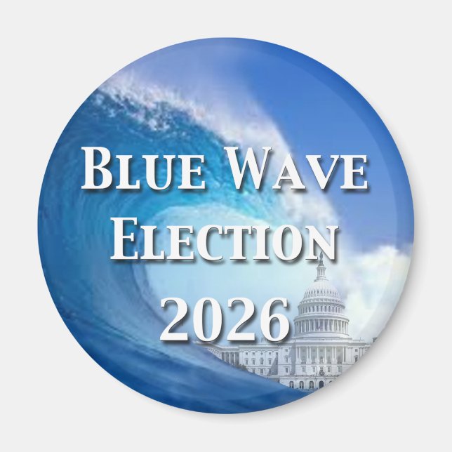 Íman Eleição da Onda Azul 2026 (Frente)
