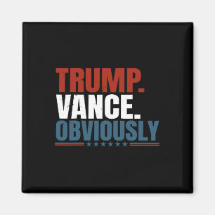 Íman Eleição Donald Trump Vance Trump Retrô Óbvio
