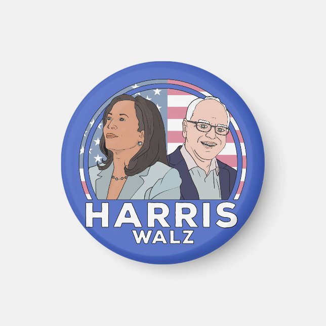 Íman Eleição Harris Walz (Frente)