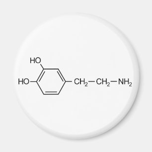 Íman elem química dopamina, fórmula química de dopamina