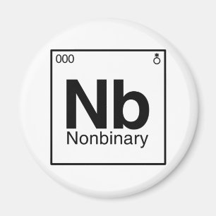 Íman Elemento NB - Mesa periódica não binária