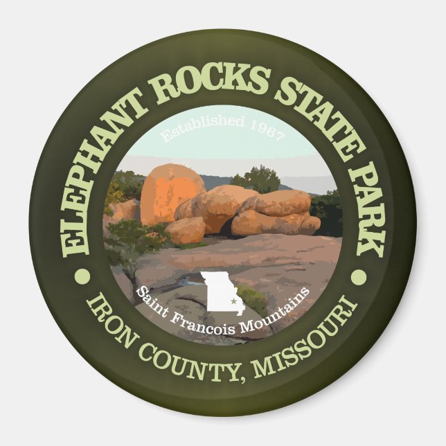 Íman Elephant Rocks SP (Frente)