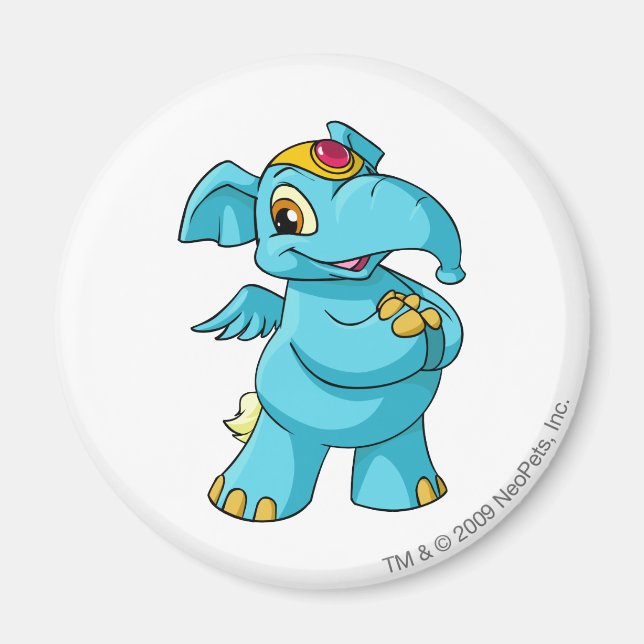 Íman Elephante Blue (Frente)
