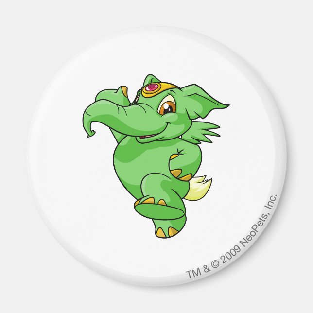 Íman Elephante Green (Frente)