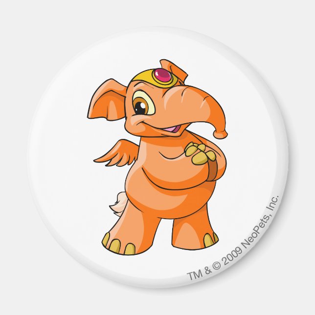 Íman Elephante Orange (Frente)